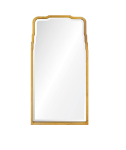 Mirror Image Home - Distressed Gold Leaf Iron Mirror | Fig Linens
