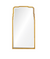 Mirror Image Home - Distressed Gold Leaf Iron Mirror | Fig Linens