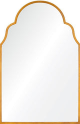 Large Wall Mirror by Mirror Image Home - Antiqued Gold Leaf Iron Arch Mirror  | Fig Linens