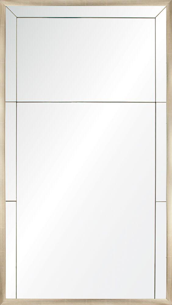 Champagne Leaf & Walnut Panel Mirror by Mirror Image Home | Fig Linens