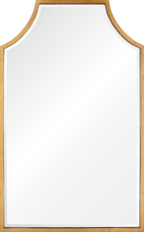 Distressed Gold Leaf Iron Wall Mirror by Mirror Image Home - Large Wall Mirror  | Fig Linens 