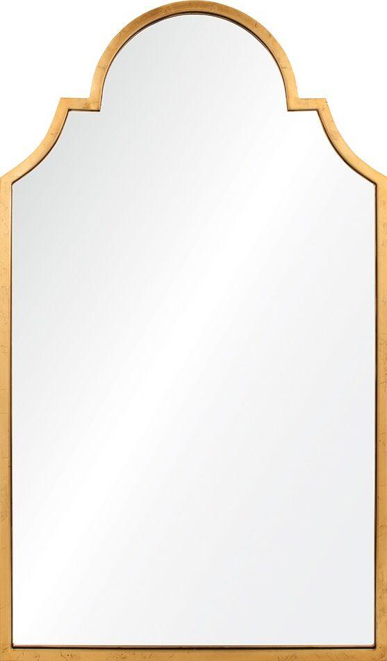 Mirror Image Home - Distressed Gold Leaf Iron Wall Mirror | Fig Linens 