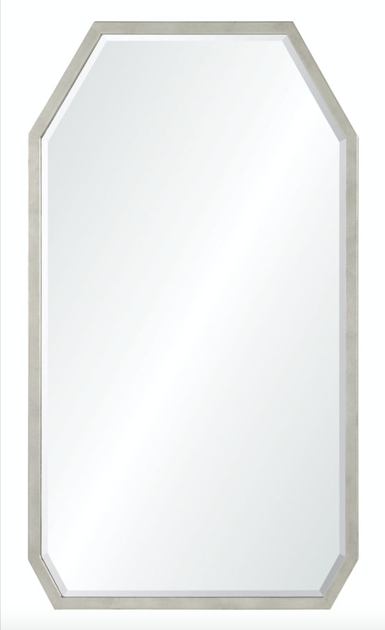 Large Distressed Silver Wall Mirror by Mirror Image Home - Fig Linens