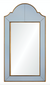 Grey Round Top Queen Anne Mirror by Bunny Williams | Fig Linens