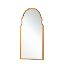 Mirror Image Home - Distressed Gold Leaf Iron Mirror by Bunny Williams | Fig Linens
