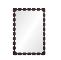Mirror Image Home - Leigh Dark Mahogany Mirror by Celerie Kemble | Fig Linens
