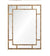 Mirror Image Home - Gold Leaf Iron Wall Mirror | Fig Linens