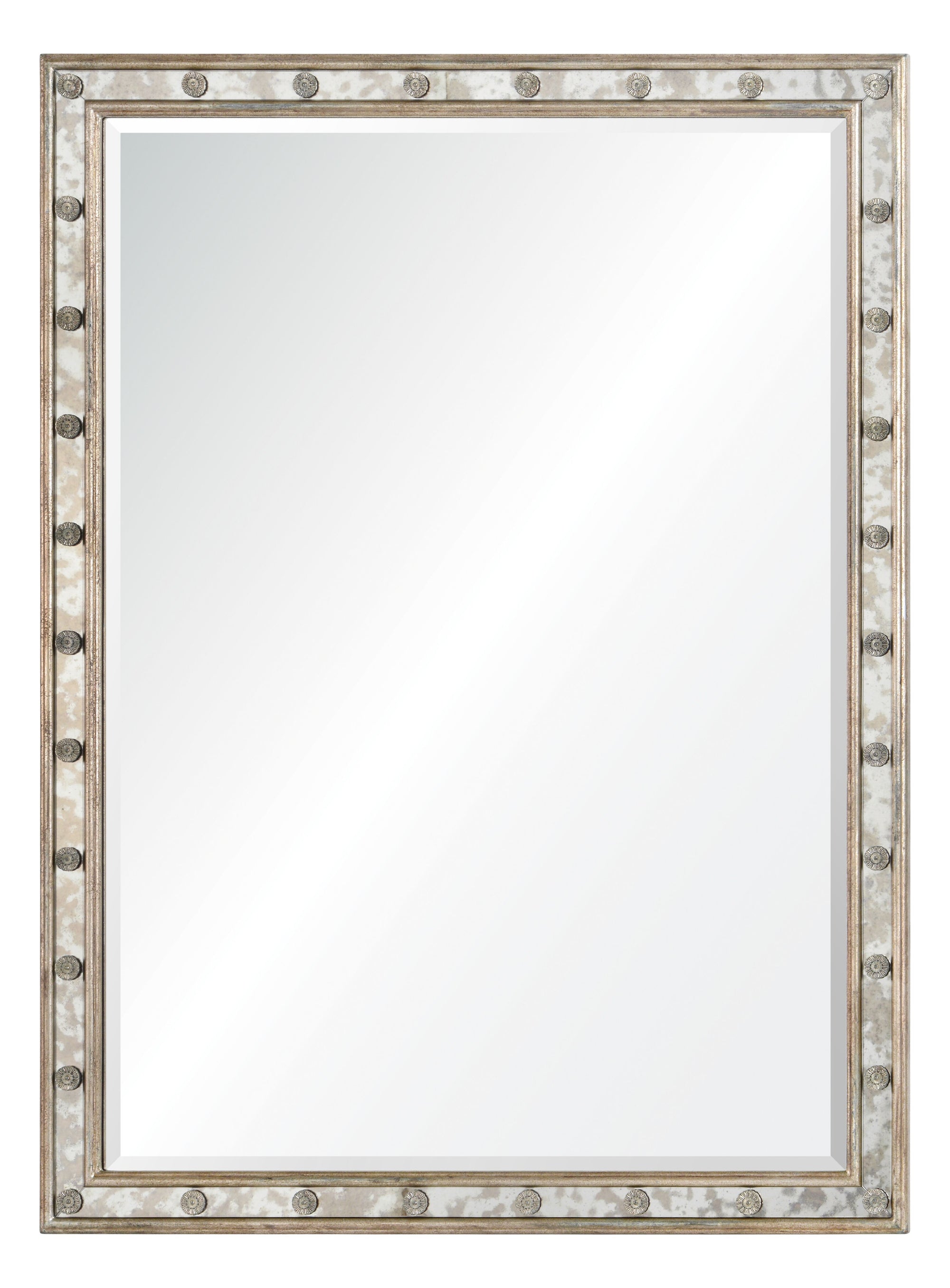 Large Silver Leaf Mirror - Louis Wall Mirror by Michael S. Smith | Fig Linens