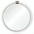 Mirror Image Home - Transitional Mirror - Acrylic & Nickel Round Wall Mirror | Fig Linens