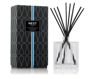 Fig Linens - Nest Fragrances - Ocean Mist and Sea Salt Luxury Reed Diffuser