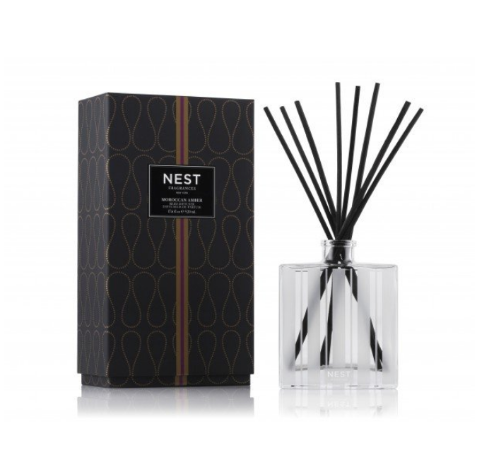 Fig Linens - Nest Fragrances - Moroccan Amber Luxury Reed Diffuser