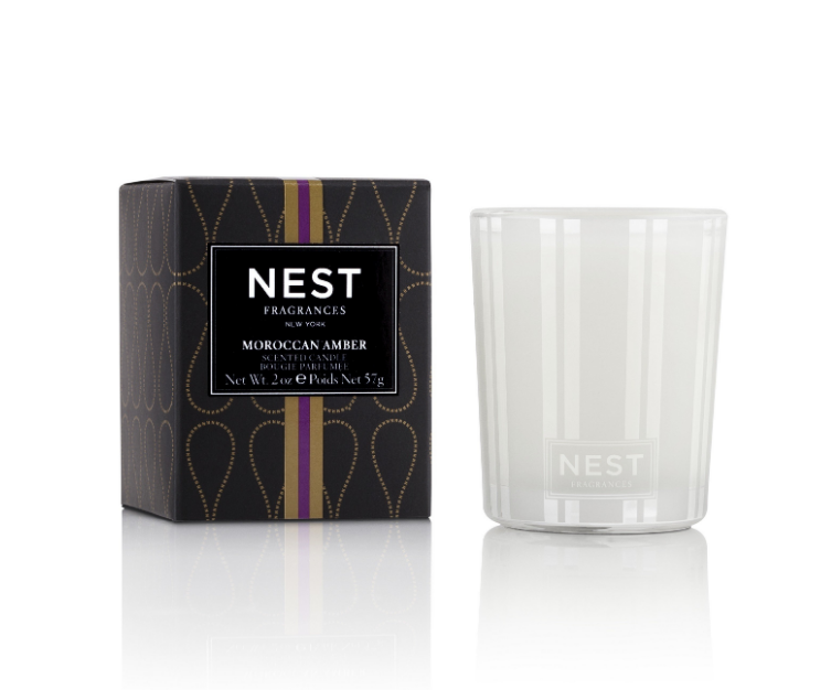 Moroccan Amber Votive Candle by Nest | Fig Linens
