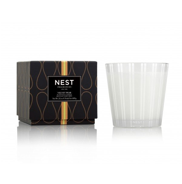 Velvet Pear 3-Wick Candle by Nest | Fig Linens and Home