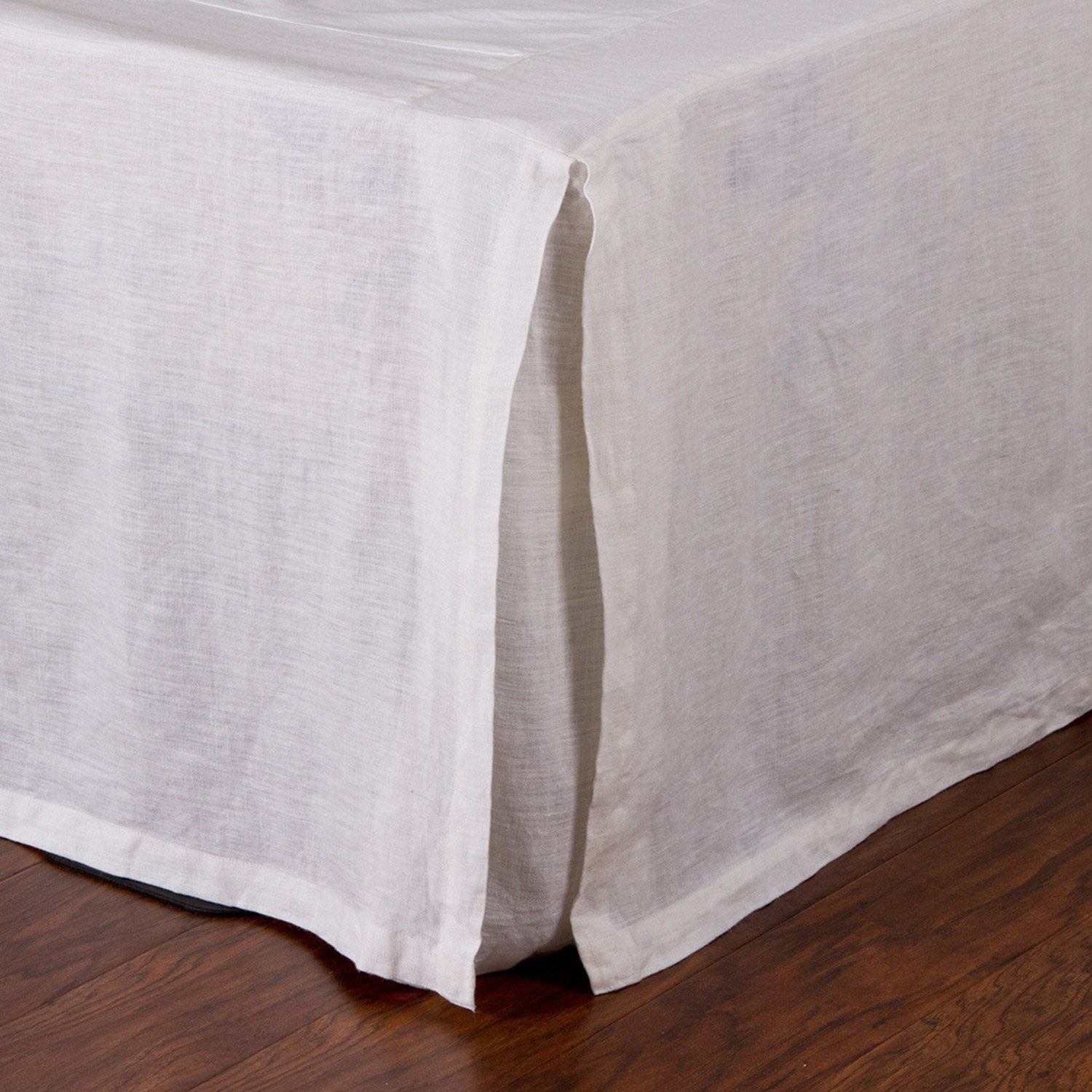 Pom Pom at Home - Pleated White Linen Bed Skirt | Fig Linens