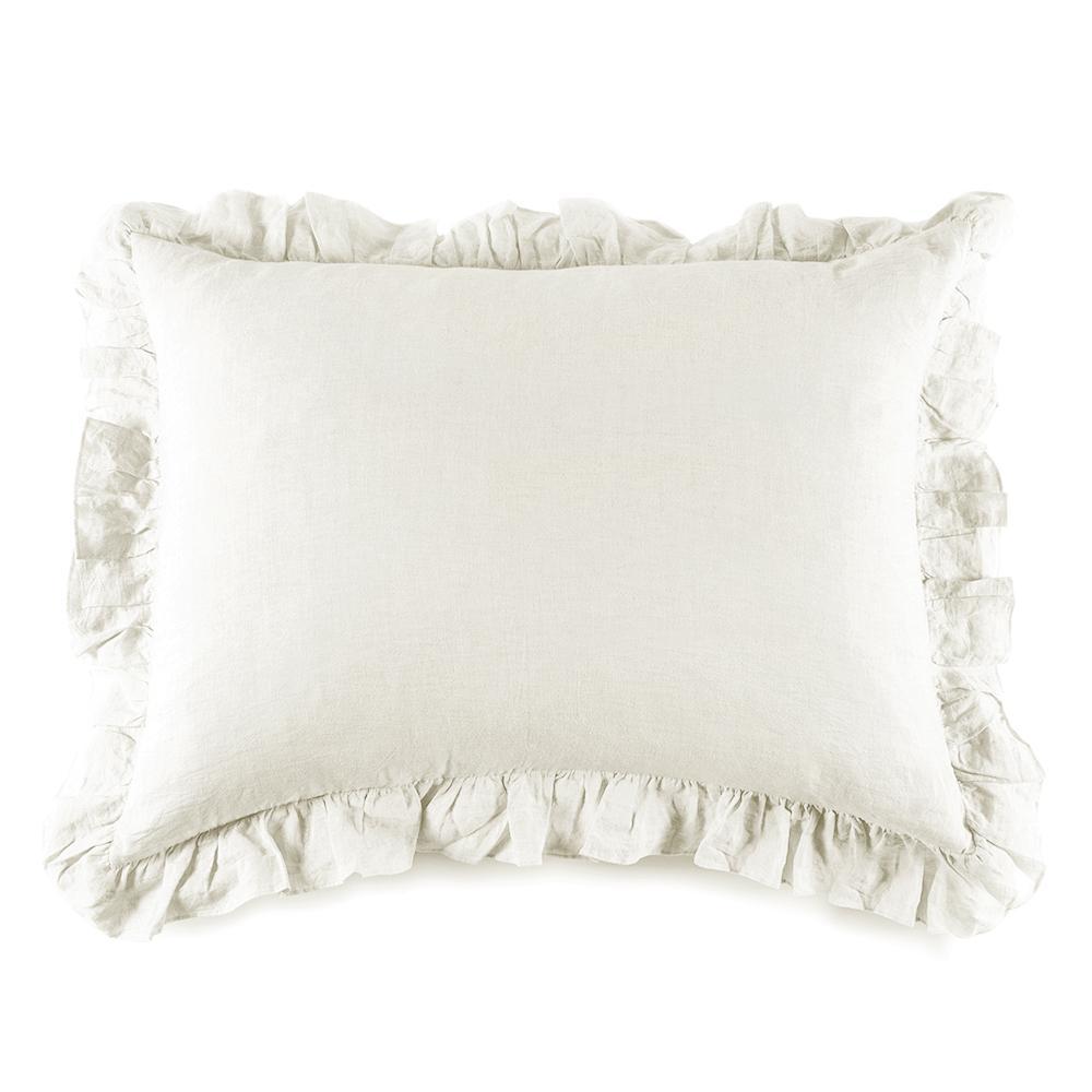 Pom Pom at Home - Charlie Cream Big Pillow - Fig Linens