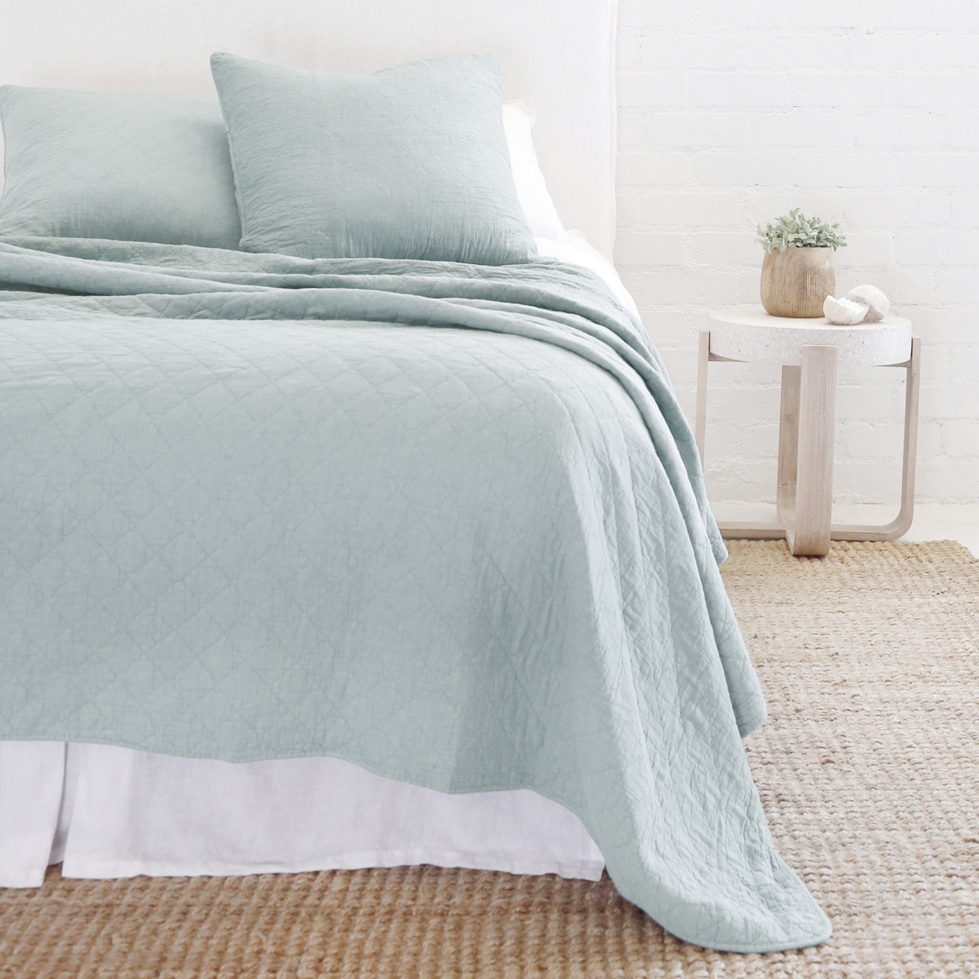Pom Pom at Home - Huntington Sea Glass Coverlet Collection | Fig Linens