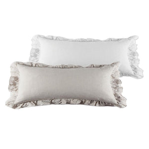 fig linens - pom pom at home - charlie white body pillow