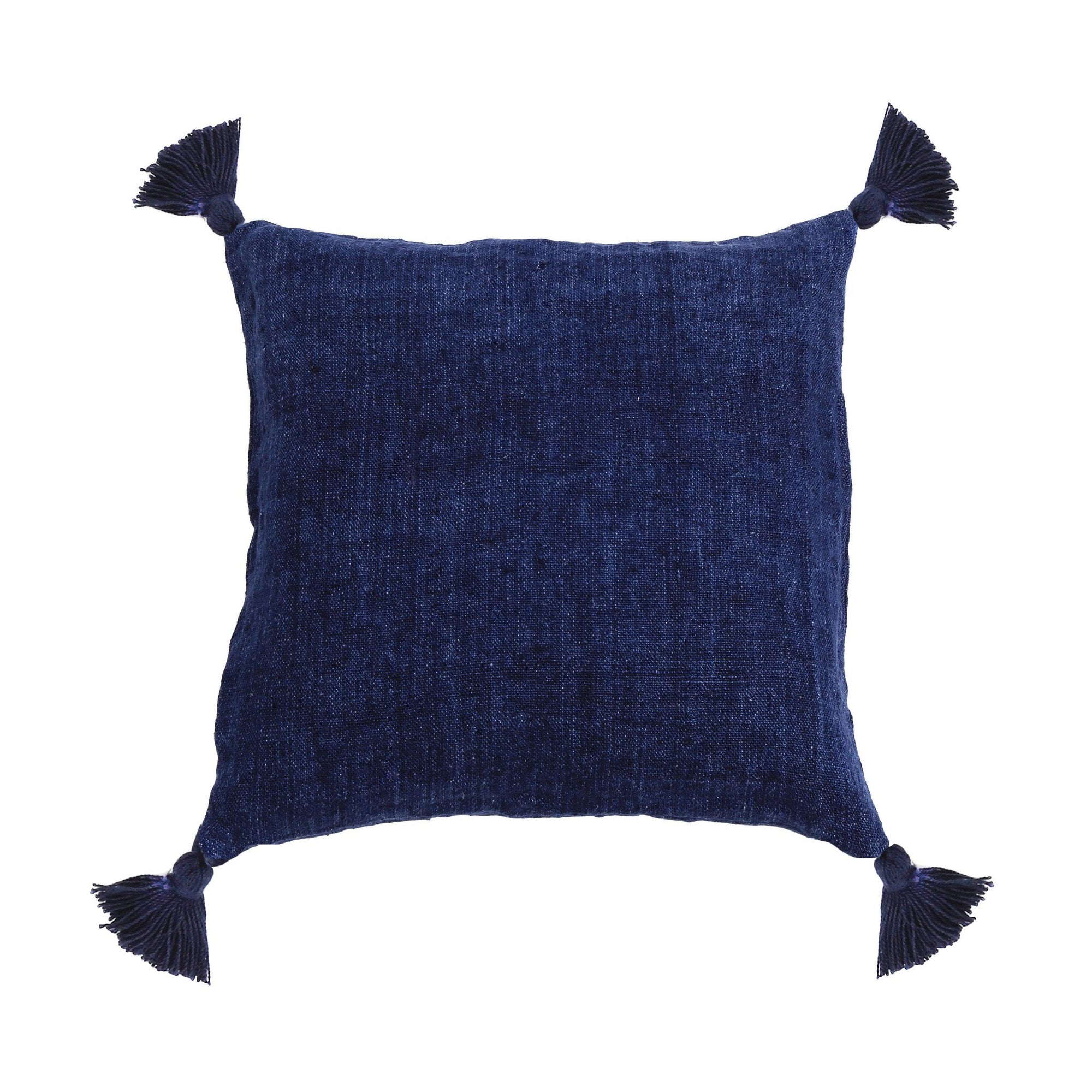 Fig Linens - Pom Pom at Home Montauk Indigo decorative pillow