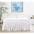 Pom Pom at Home - White Linen Gathered Bed Skirt - Fig Linens