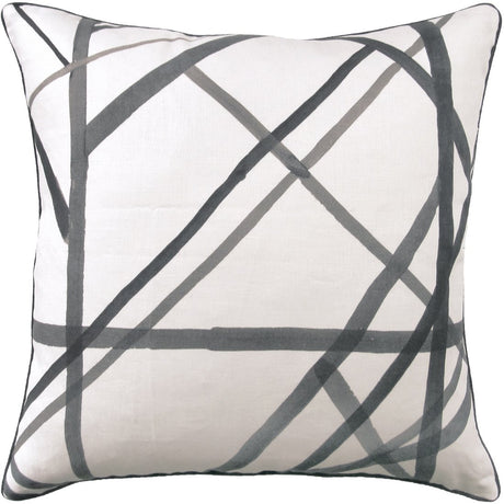 Channels Ebony Pillow by Ryan Studio | Fig Linens