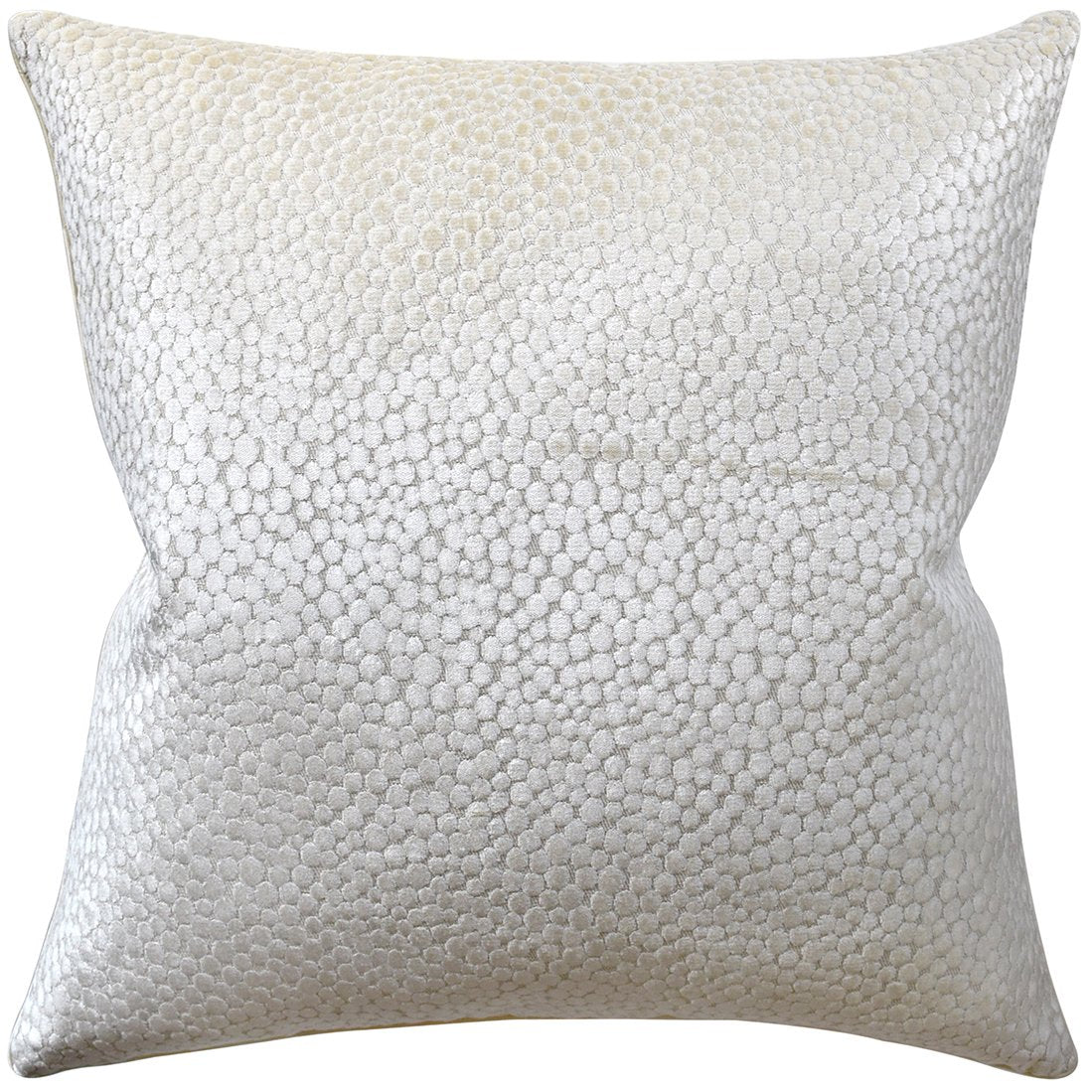 Polka Dot Plush Natural Pillow | Ryan Studio Pillows at Fig Linens