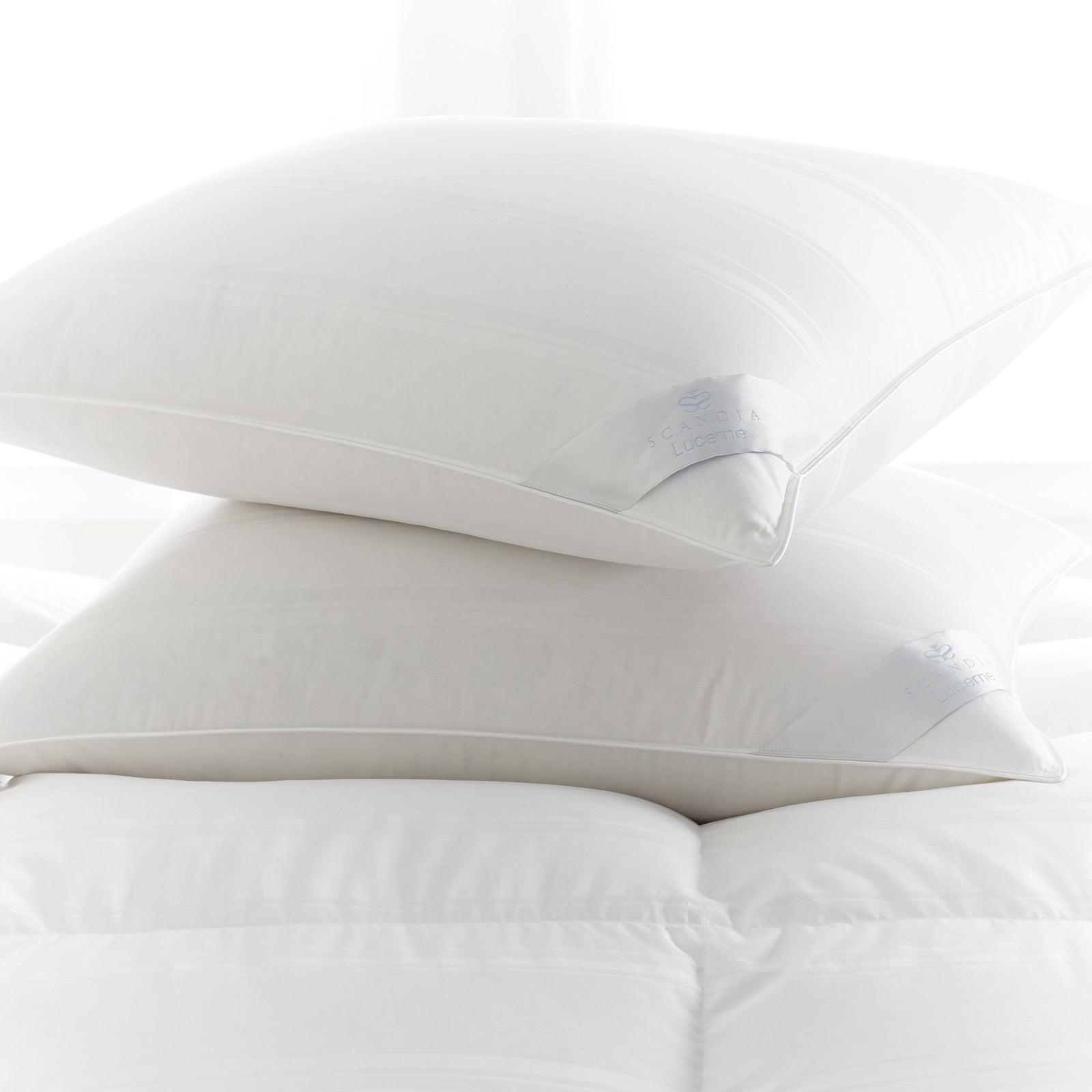 Lucerne Down Pillow and Comforter by Scandia Home | Fig Linens