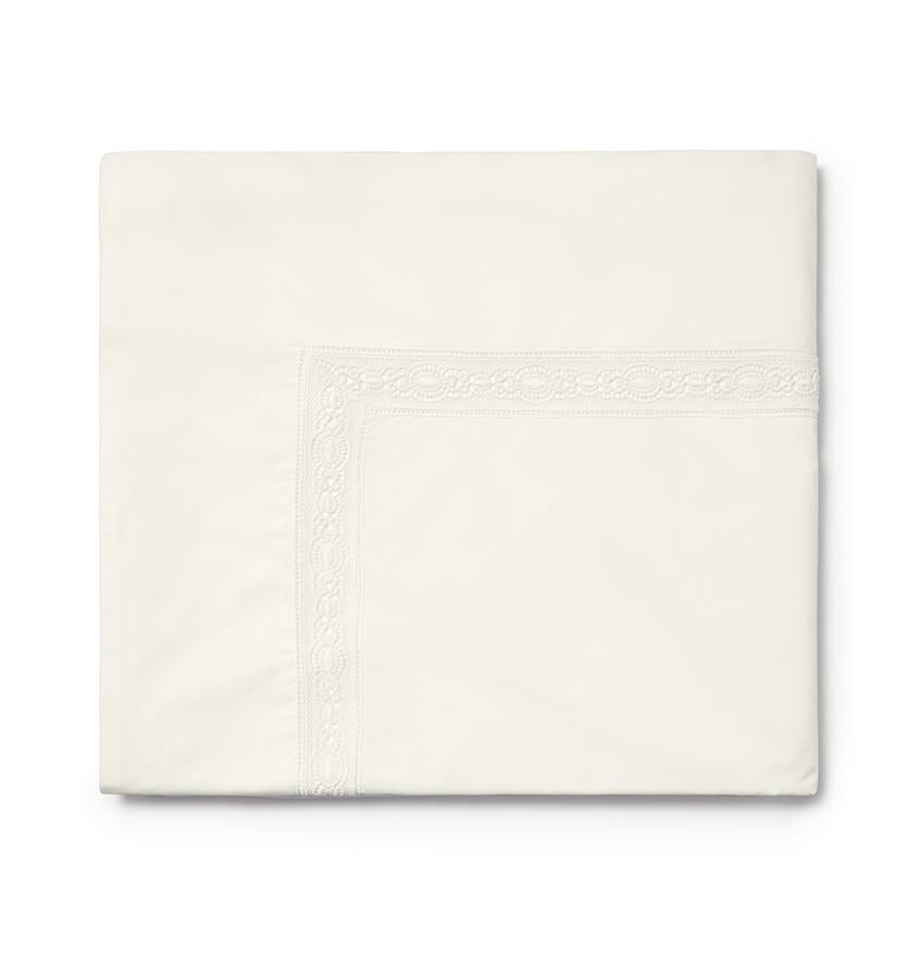 Ivory Giza 45 Lace Luxury Sheet Set by Sferra | Fig Linens