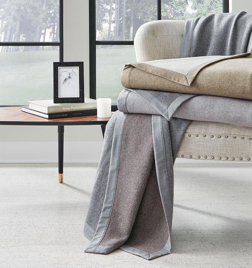 Nerino Wool Blanket by Sferra | Fig Linens and Home