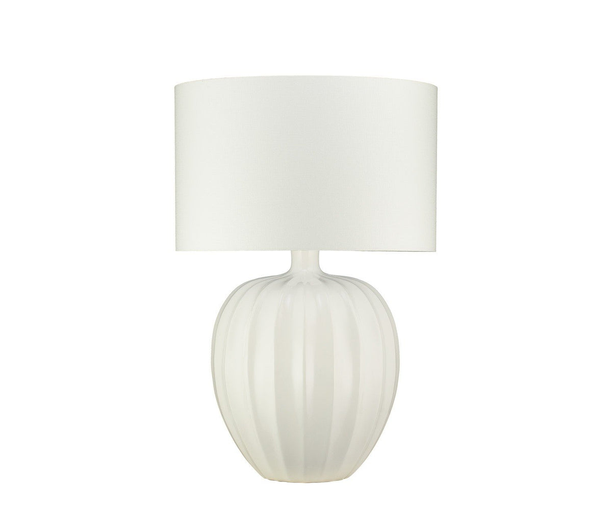 Kristiana Chalk Table Lamp by William Yeoward | Fig Linens