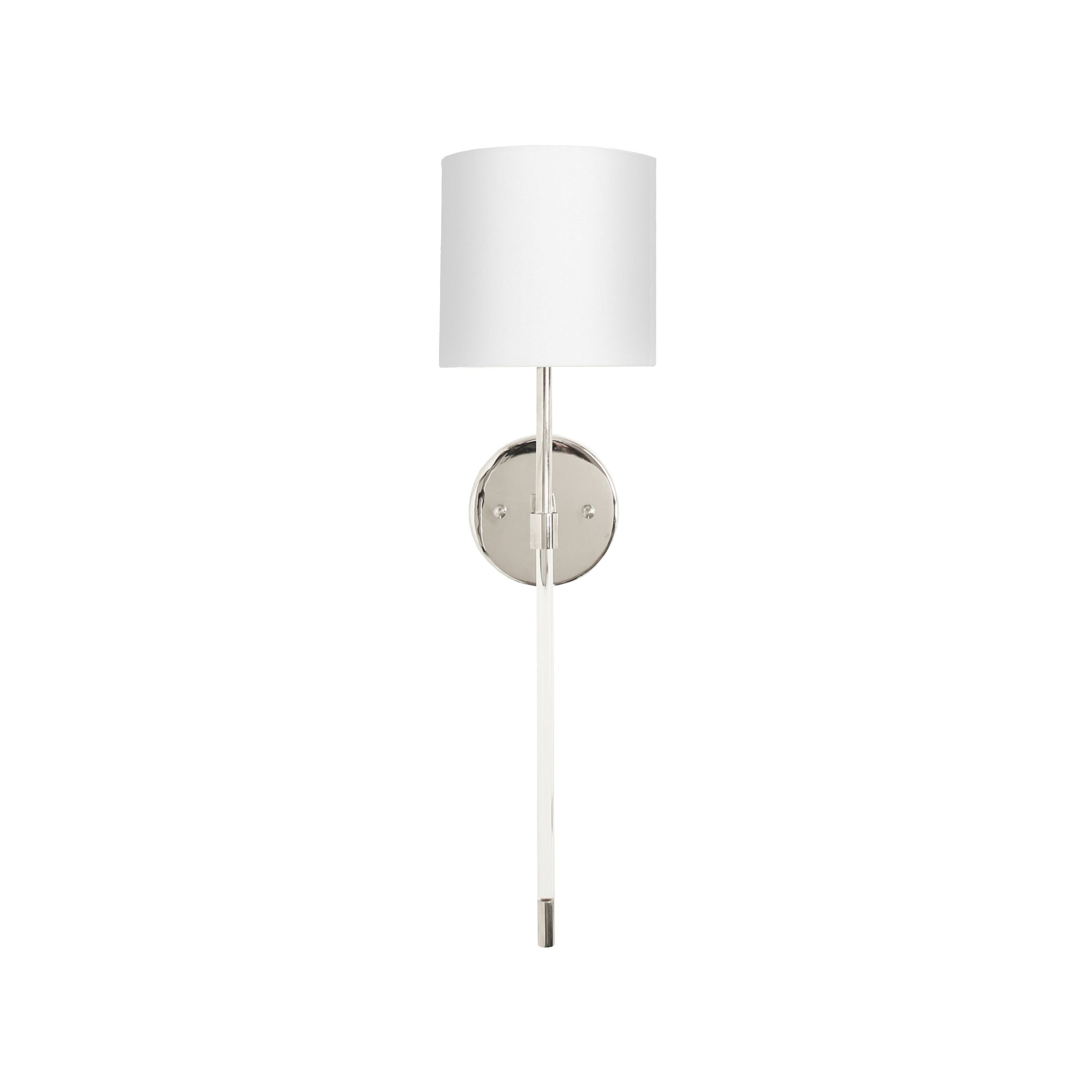 Bristow Acrylic & Nickel Sconce by Worlds Away | Fig Linens