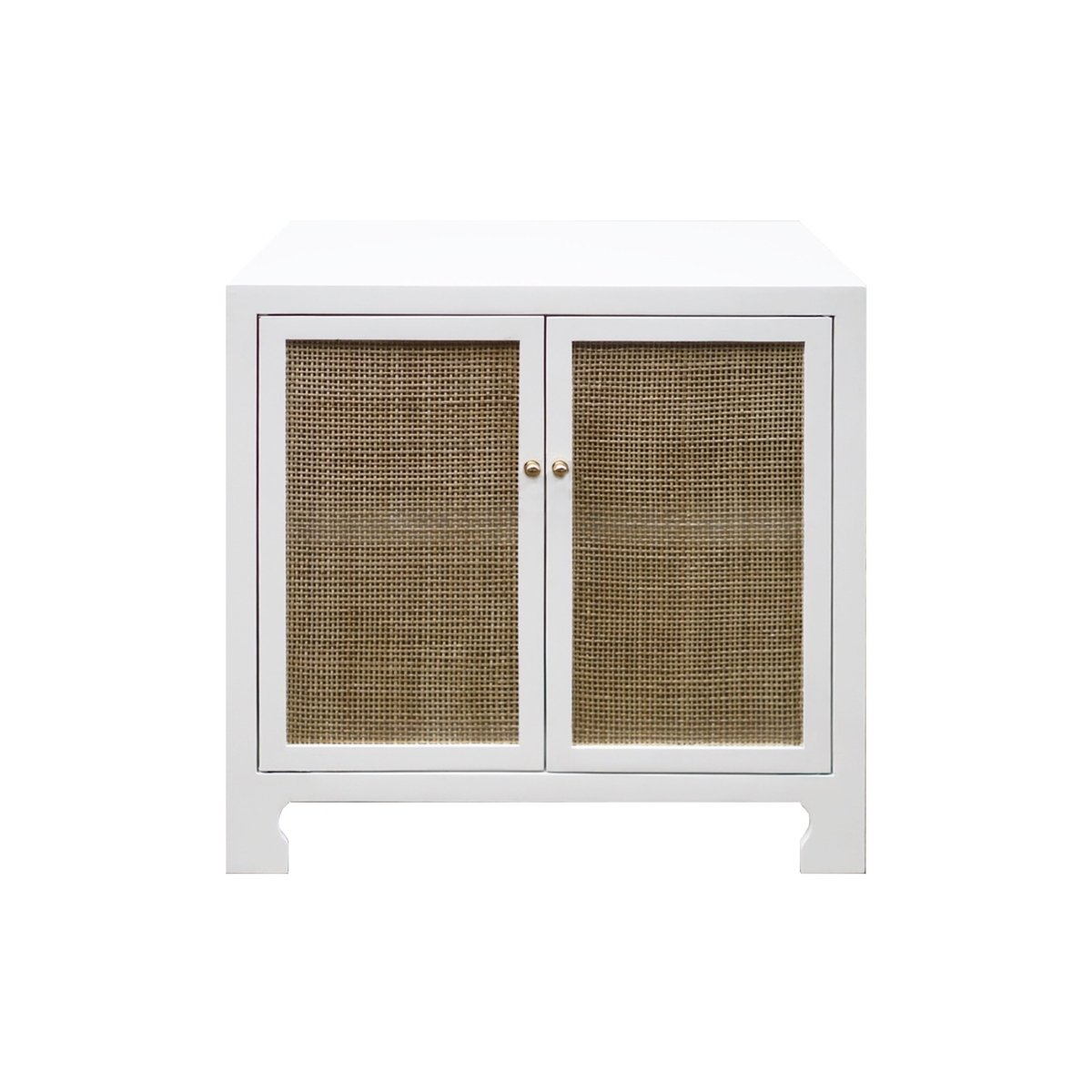 Alden White Cabinet by Worlds Away | Fig Linens and Home