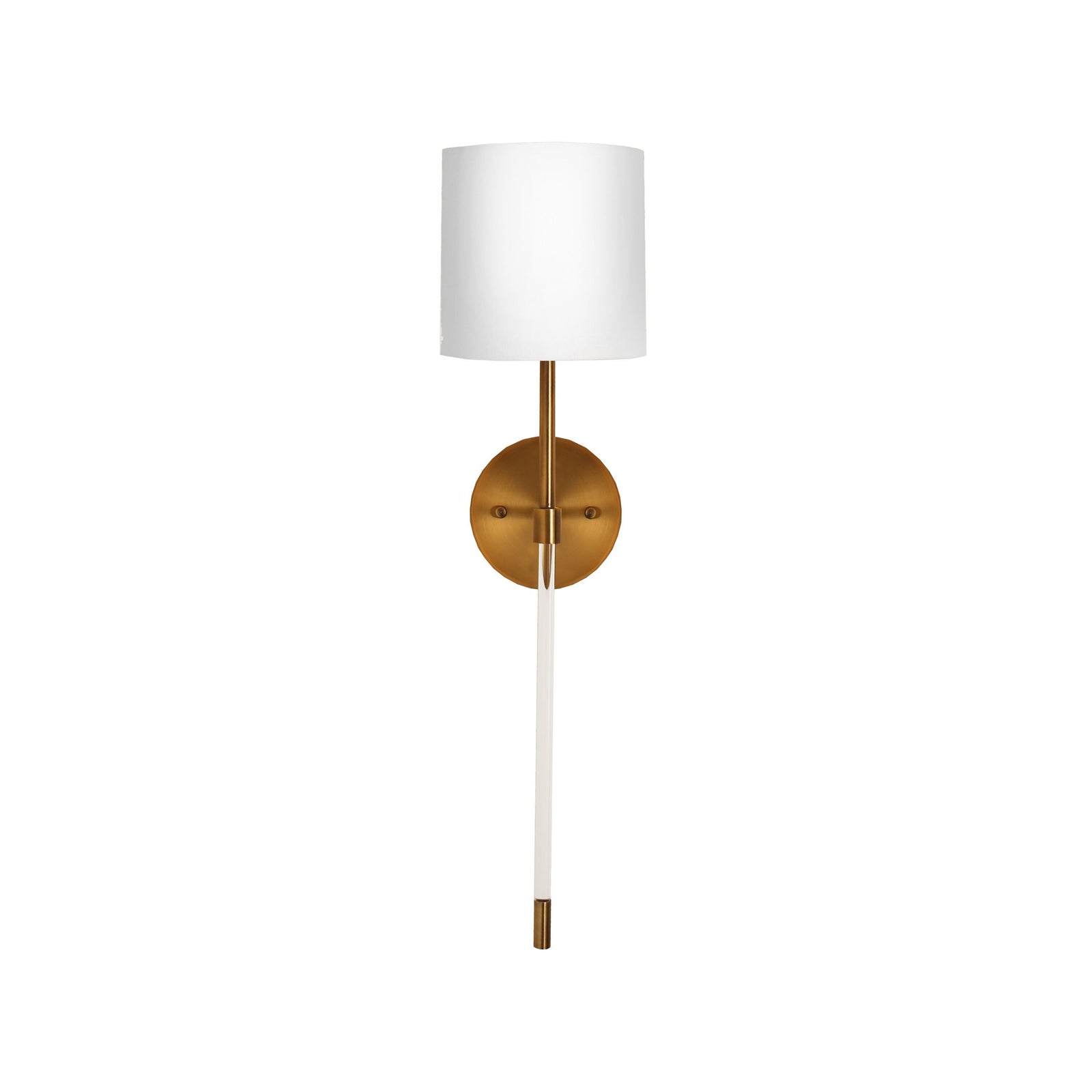 Bristow Acrylic & Brass Wall Sconce by Worlds Away | Fig Linens 