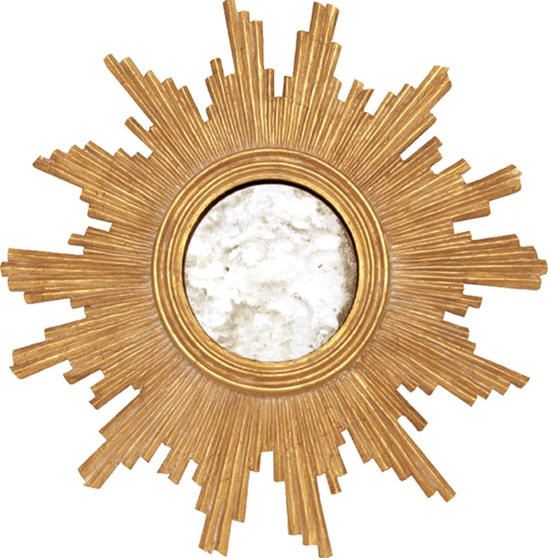Versailles Gold Starburst Wall Mirror by Worlds Away | Fig Linens