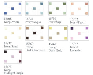 Fig Linens - Dea Fine Linens - Minerva Bedding- color swatch