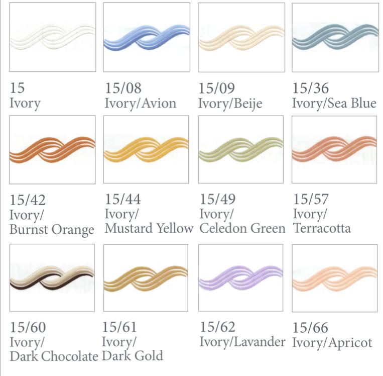 Fig Linens - Monica Embroidery Bedding by Dea Linens - Thread colors