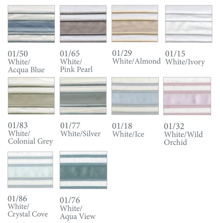 Fig Linens - Dea Linens - Parallele Bath Towels - Swatches