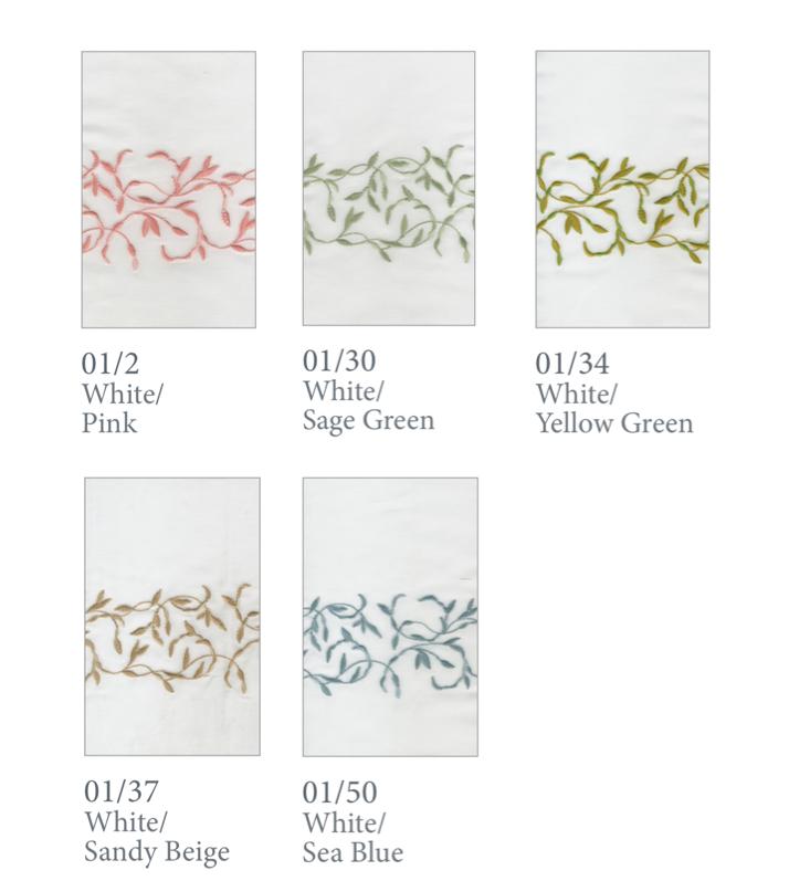 Fig Linens - Selvaggia Bedding by Dea Linens - Thread Colors