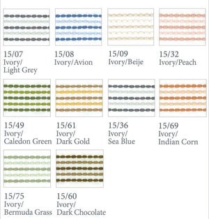 Fig Linens - Dea Fine Linens - Urban Bedding  - Thread Colors