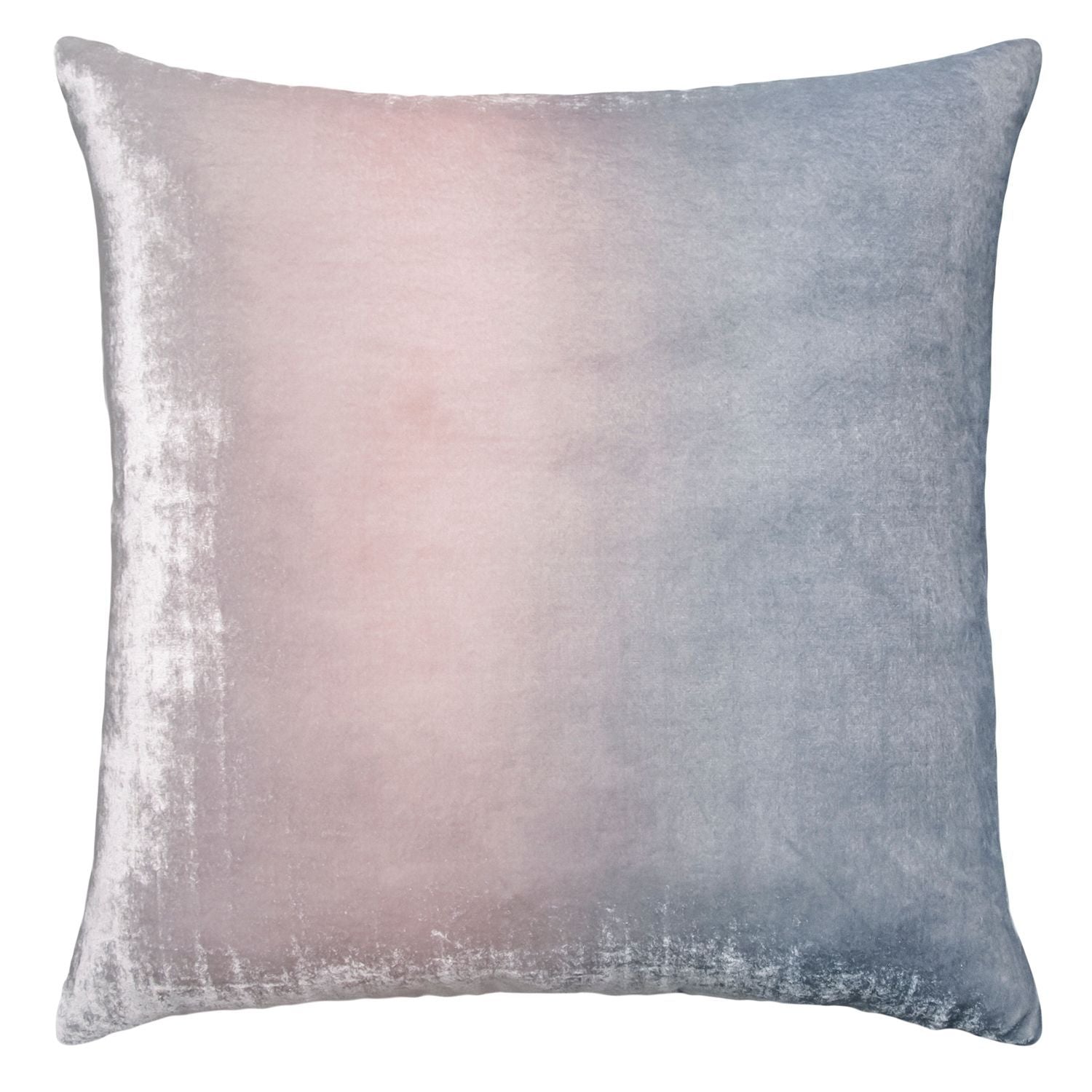 Moonstone Ombre Square Velvet Pillow by Kevin O'Brien Studio | Fig Linens