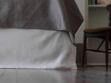 Gia Ivory Bedskirt - Fig Linens
