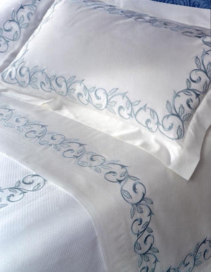 Fig Linens - Dea Fine Linens - Marina Embroidered Bedding