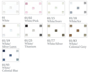 Fig Linens - Dea Fine Linens - Minerva Bedding - Thread colors
