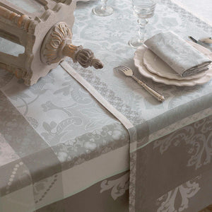 Le Jacquard Francais Azuelos Grey Table Linens