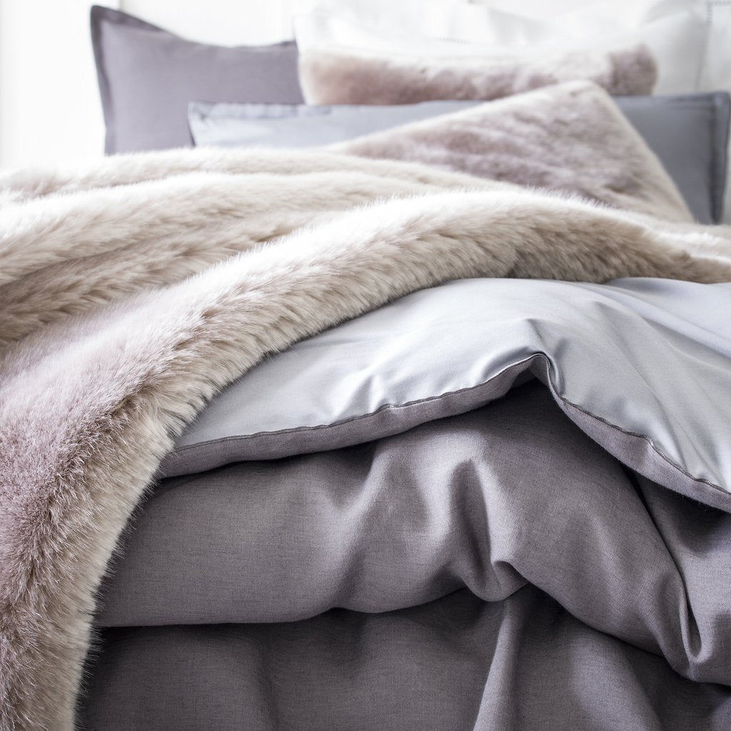 Tsarine Faux Fur Bedding Collection by Alexandre Turpault | Fig Linens