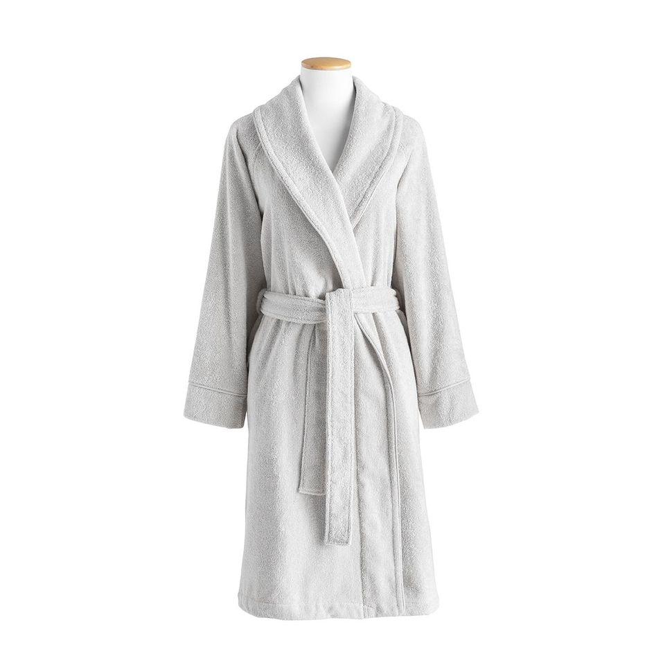 Ess-cale Light Grey Robe by Alexandre Turpault | Fig Linens and Home