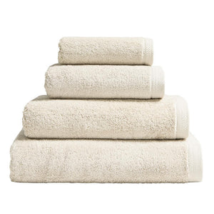 Essentiel Cream Bath Towels by Alexandre Turpault | Fig Linens