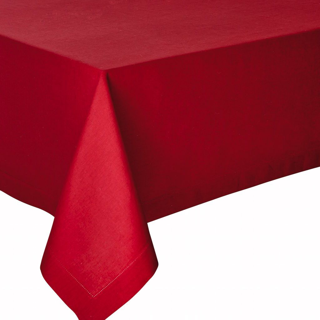 Florence Cranberry Table Linens by Alexandre Turpault | Fig Linens 