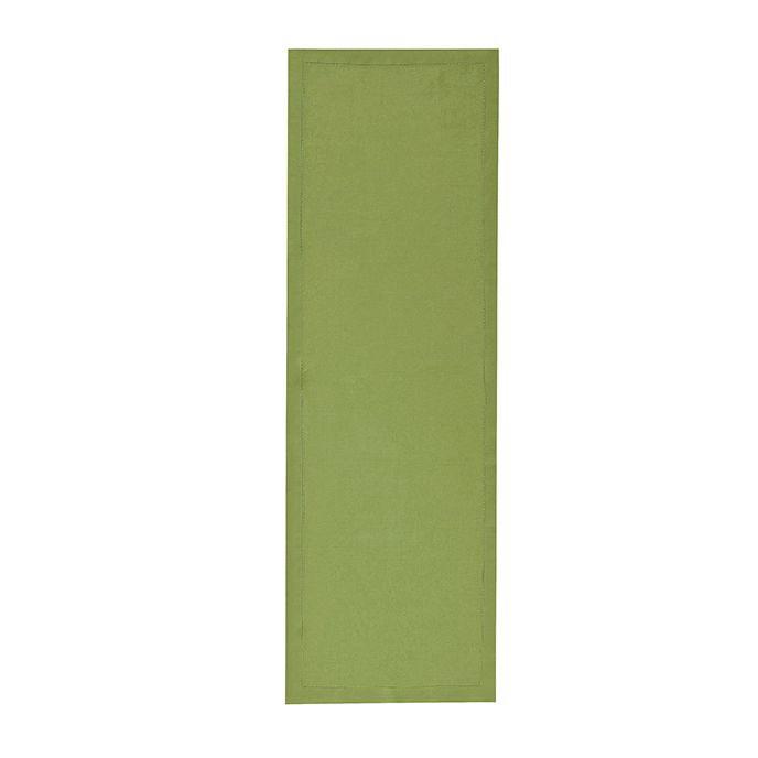 Fig Linens - Alexandre Turpault Table Linens - Florence Plane Tree Green Table Runner