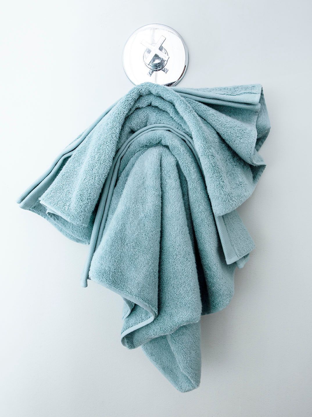 Essentiel Iceland Blue Bath Towels by Alexandre Turpault | Fig Linens