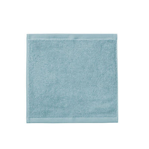 Fig Linens - Essentiel Iceland Blue Bath Towels by Alexandre Turpault - Washcloth